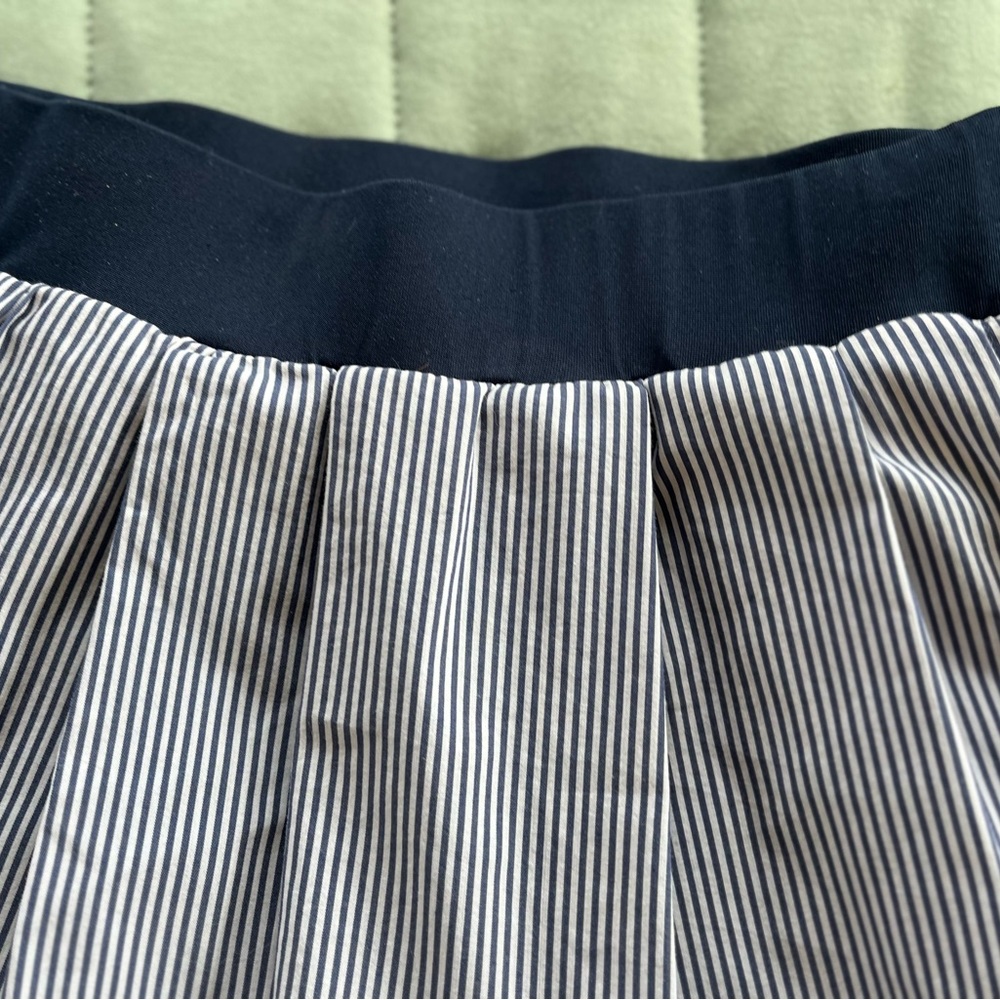 FILA Tennis Skirt Blue White Stripes Navy Shorts Size Medium - Picture 6 of 16